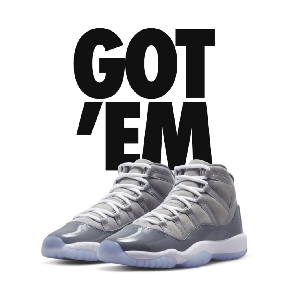 Jordan 11 Retro “Cool Grey”